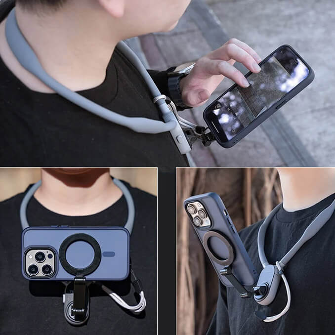 AnchorView™ - Magnetic POV Neck Phone Mount